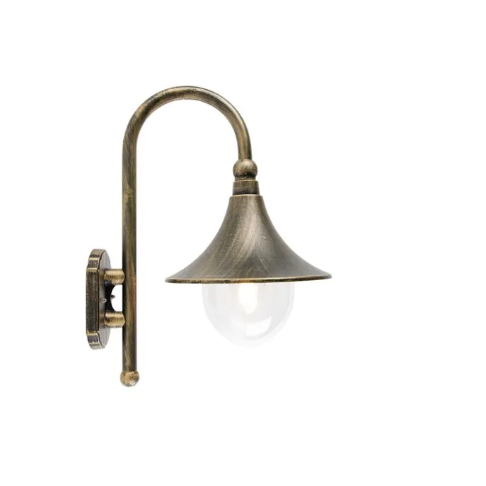 Smarte Außenwandleuchte Antikgold IP44 inkl. Wifi A60 - Daphne