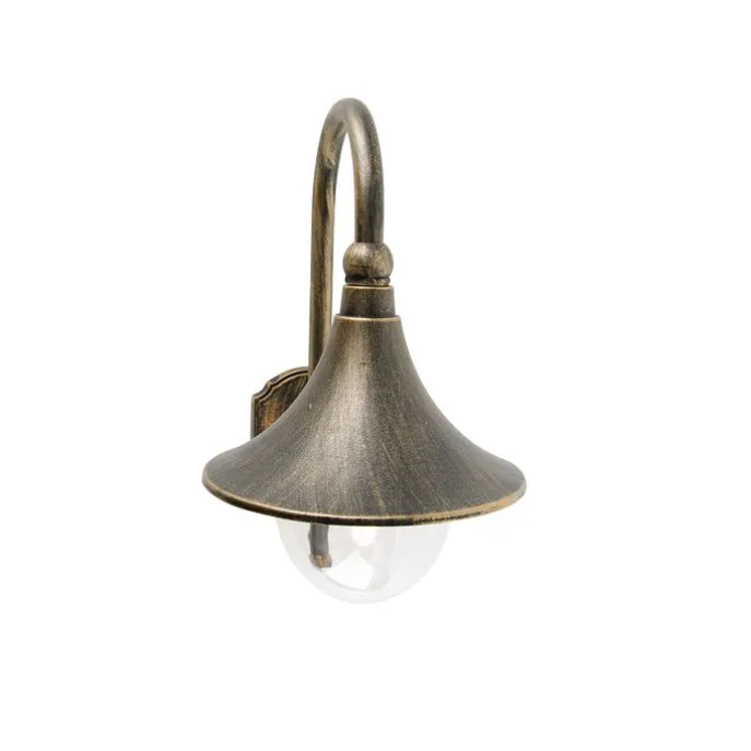 Smarte Außenwandleuchte Antikgold IP44 inkl. Wifi A60 - Daphne