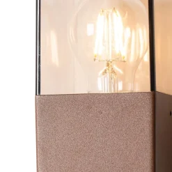 Smarte Außenwandleuchte rostbraun IP44 inkl. WLAN P45 - Dänemark