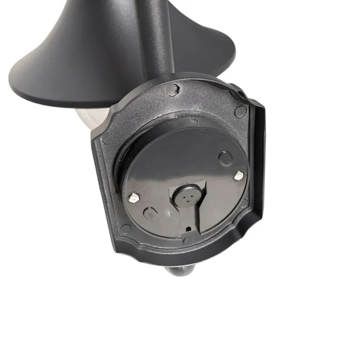 Smarte Außenwandleuchte schwarz IP44 inkl. Wifi A60 - Daphne