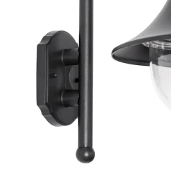 Smarte Außenwandleuchte schwarz IP44 inkl. Wifi A60 - Daphne