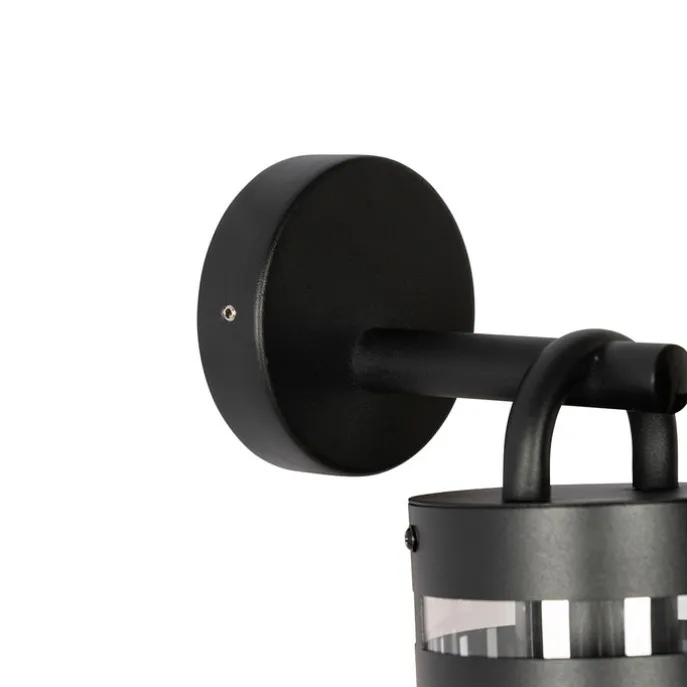 Smarte Außenwandleuchte schwarz IP44 inkl. WiFi A60 - Ruben