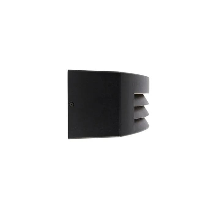 Smarte Außenwandleuchte schwarz IP44 inkl. WLAN A60 - Hurricane 1