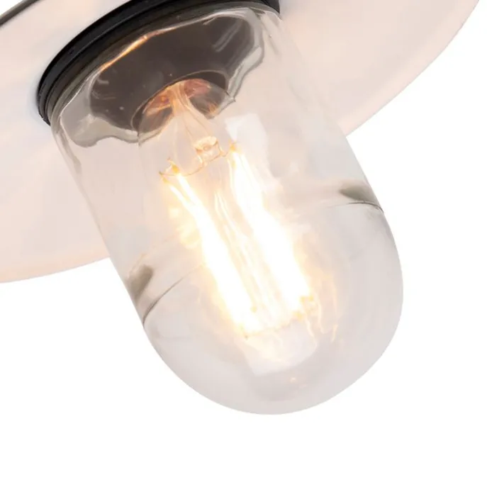 Smarte Außenwandleuchte schwarz IP44 inkl. WLAN A60 - München