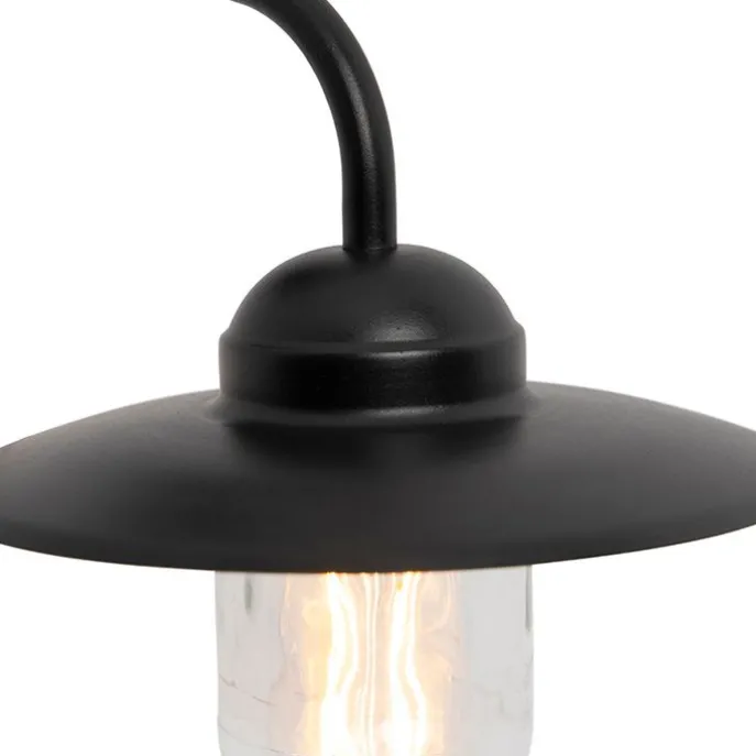 Smarte Außenwandleuchte schwarz IP44 inkl. WLAN A60 - München