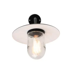 Smarte Außenwandleuchte schwarz IP44 inkl. WLAN A60 - München