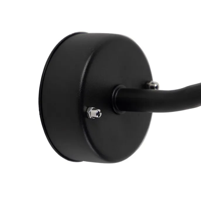 Smarte Außenwandleuchte schwarz IP44 inkl. WLAN A60 - München