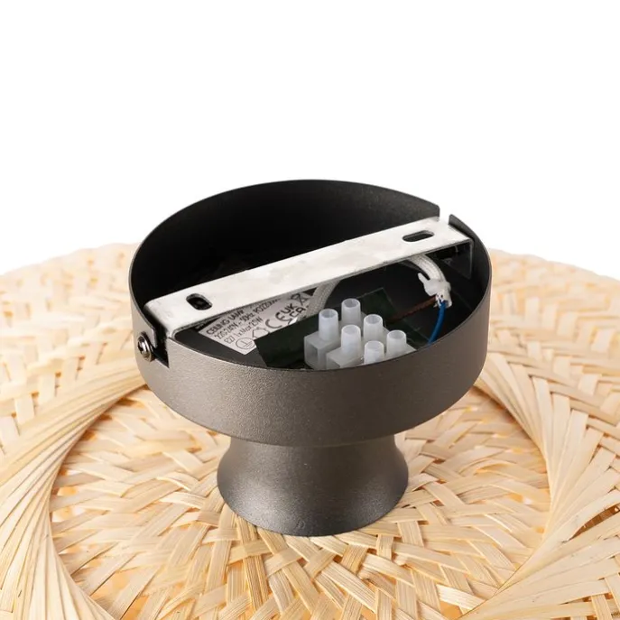 Smarte Deckenleuchte Bambus 50 cm inkl. Wifi G95 - Ostrava