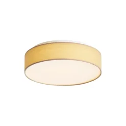 Smarte Deckenleuchte Beige 35cm inkl. LED und Fernbedienung - Flat Drum