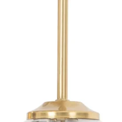 Smarte Deckenleuchte Gold mit Rauchglas 9-flammig inkl. 9 Wifi G9 - Athen