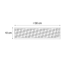 Smarte Deckenleuchte Rattan 30 cm inkl. Wifi A60 - Tromma