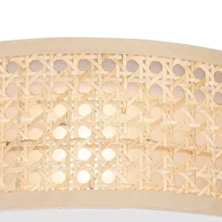Smarte Deckenleuchte Rattan 30 cm inkl. Wifi A60 - Tromma