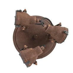 Smarte Deckenleuchte Rostbraun inkl. 3 WiFi GU10 - Sorra