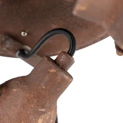 Smarte Deckenleuchte Rostbraun inkl. 3 WiFi GU10 - Sorra