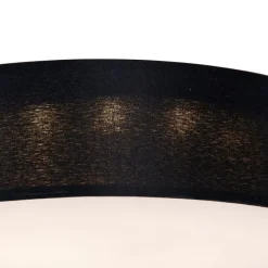 Smarte Deckenleuchte schwarz 30cm inkl. LED RGB mit Fernbedienung - Taiko