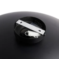 Smarte Deckenleuchte schwarz mit Gold 60 cm inkl. WLAN A60 - Emilienne