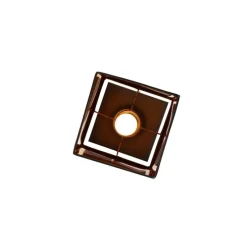 Smarte Deckenleuchte Schwarz mit Gold inkl. WiFi P45 - VT