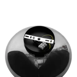 Smarte Deckenleuchte Schwarz mit Rauchglas inkl. WiFi P45 - Ayesha