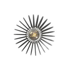 Smarte Deckenleuchte schwarz 30 cm inkl. Wifi G95 - Johanna