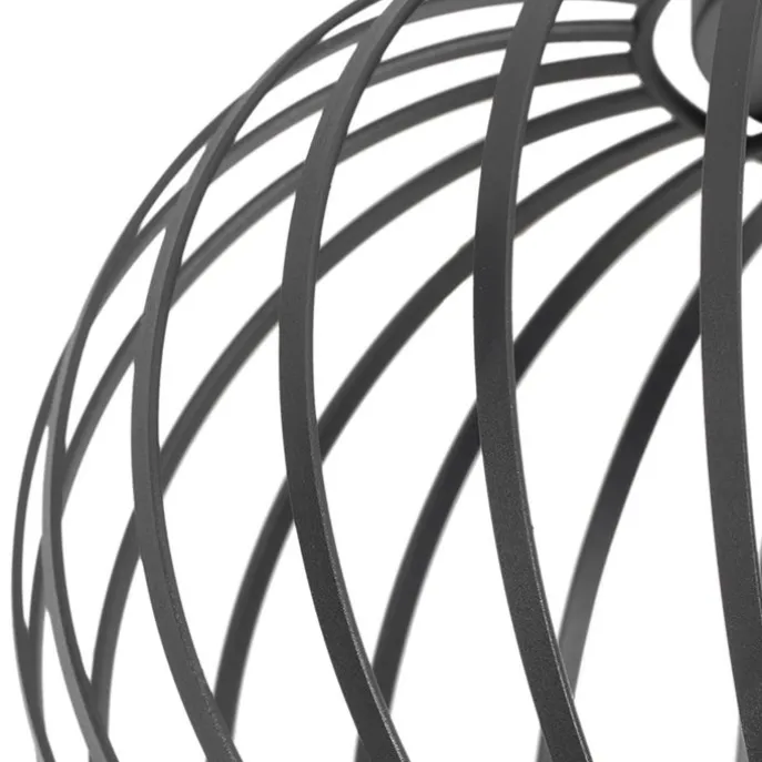 Smarte Deckenleuchte schwarz 30 cm inkl. Wifi G95 - Johanna