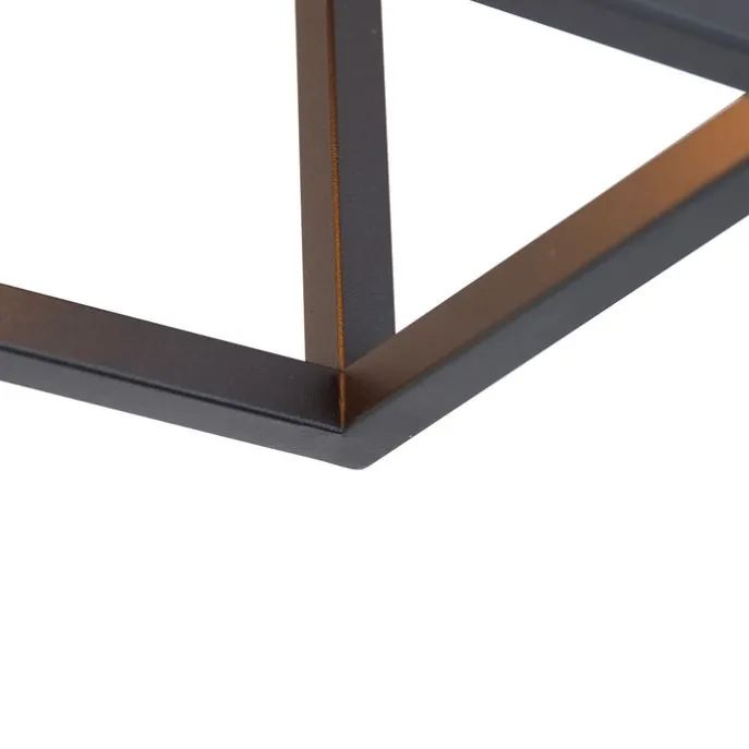 Smarte Deckenleuchte schwarz 99,5 cm inkl. 4 Wifi A60 - Cage