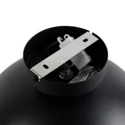 Smarte Deckenleuchte Schwarz mit Gold 28 cm inkl. WLAN A60 - Magnax