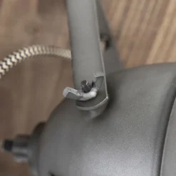 Smarte Deckenleuchte Stahl mit Holz inkl. 4 WiFi GU10 - Emado