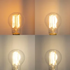 Smarte E27 Dimmbare Kelvin LED Lampe A60 Klar 7W 806 lm 1800-3000K