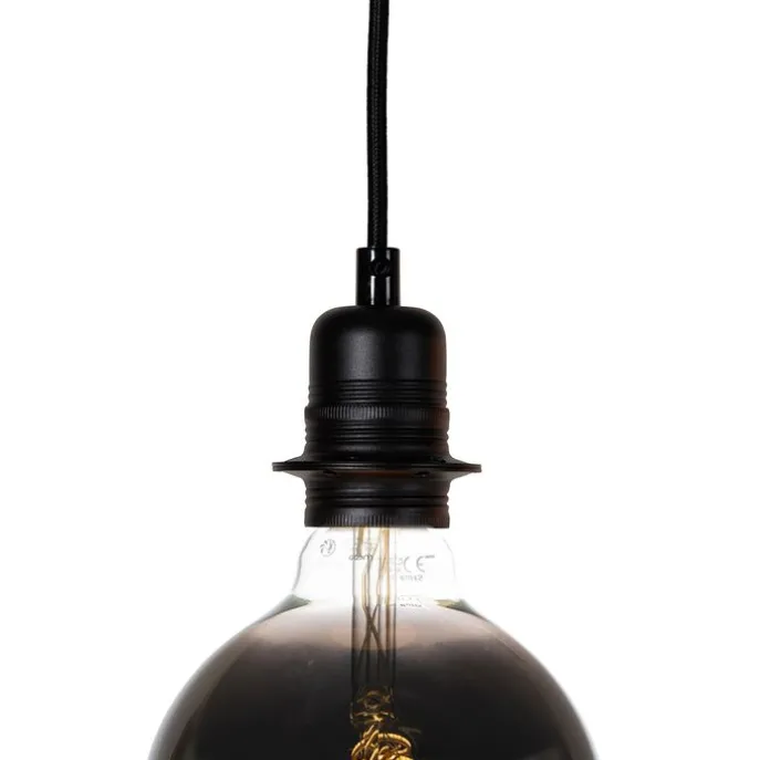 Smarte Hängelampe schwarz inkl. 2 WiFi G125 - Cava