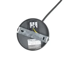 Smarte Hängelampe schwarz mit Goldglas 20 cm inkl. WiFi A60 - Pallon