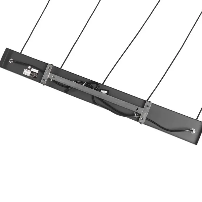 Smarte Hängelampe schwarz inkl. 5 WiFi GU10 - Jeana