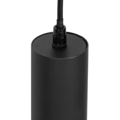 Smarte Hängelampe schwarz inkl. 5 WiFi GU10 - Jeana