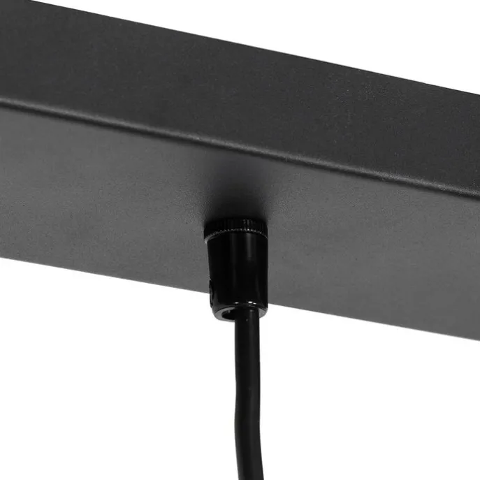 Smarte Hängelampe schwarz inkl. 5 WiFi GU10 - Jeana