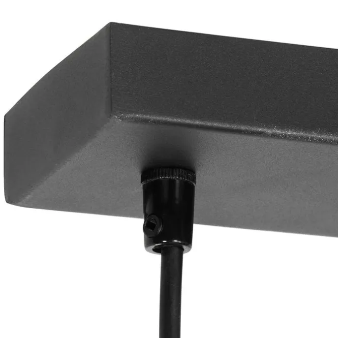 Smarte Hängelampe schwarz inkl. 5 WiFi GU10 - Jeana