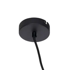 Smarte Hängelampe schwarz mit Gestell inkl. 4 WiFi GU10 - Cage Rack