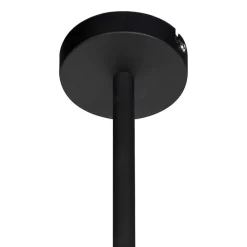 Smarte Hängelampe schwarz verstellbar inkl. 6 Wifi B35 - Lofty