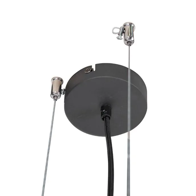 Smarte Hängelampe schwarz mit Rack inkl. 4 WiFi A60 - Cage Rack