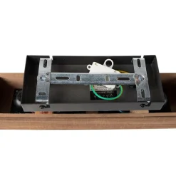 Smarte Industrie-Deckenleuchte Holz mit Stahl inkl. 4 WiFi A60 - Reena