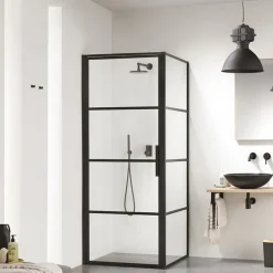 Smarte Industrie-Hängelampe schwarz 38,5 cm inkl. A60 WiFi - Sicko