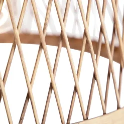 Smarte ländliche Hängelampe Rattan inkl. Wifi G125 Lichtquelle - Calamus