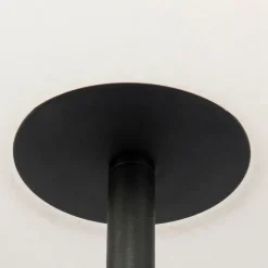 Smarte moderne Außenstehleuchte schwarz Schirm weiß inkl. Wifi A60 - Virginia