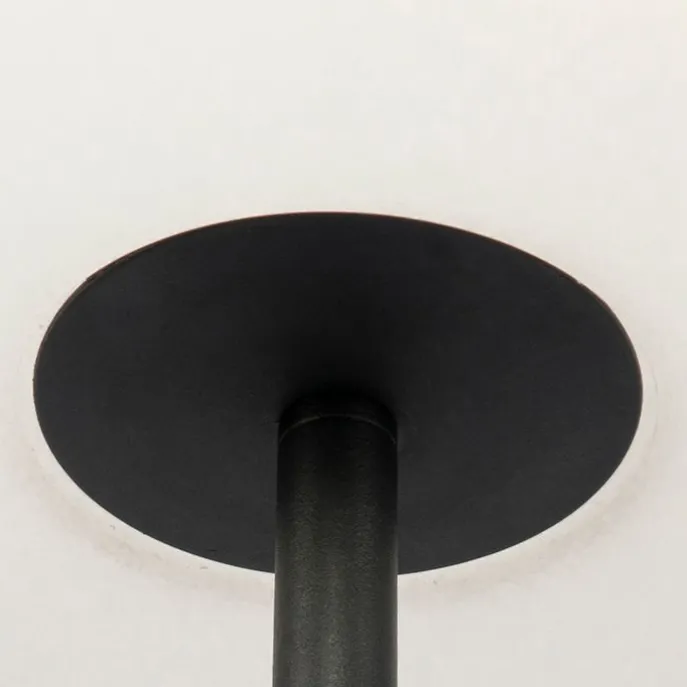 Smarte moderne Außenstehleuchte schwarz Schirm weiß inkl. Wifi A60 - Virginia