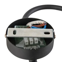 Smarte moderne Deckenleuchte schwarz inkl. 3 WiFi B35 - Lofty