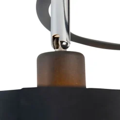 Smarte moderne Deckenleuchte schwarz inkl. 3 WiFi B35 - Lofty