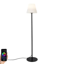 Smarte Outdoor-Stehleuchte schwarz inkl. Wifi A60 - Virginia