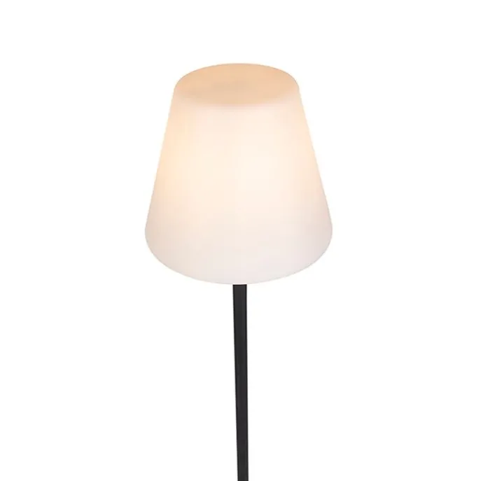 Smarte Outdoor-Stehleuchte schwarz inkl. Wifi A60 - Virginia