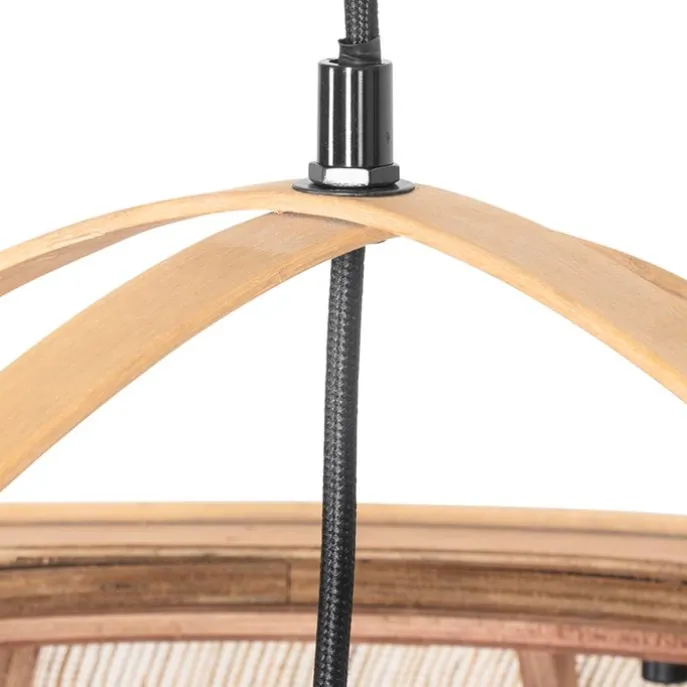 Smarte Pendelleuchte braun 58 cm inkl. Wifi G95 - Pascal