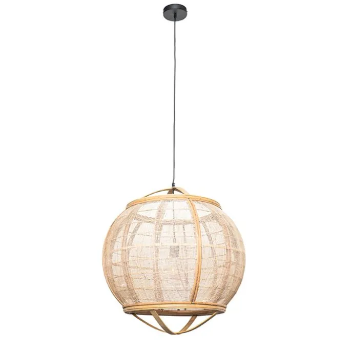 Smarte Pendelleuchte braun 58 cm inkl. Wifi G95 - Pascal