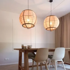 Smarte Pendelleuchte braun 58 cm inkl. Wifi G95 - Pascal