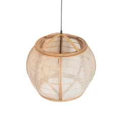 Smarte Pendelleuchte braun 50 cm inkl. Wifi G95 - Pascal